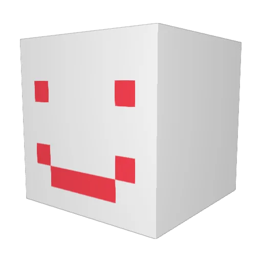 jasmvne Minecraft avatar head, 3D render