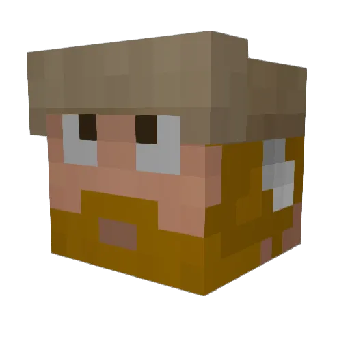 jason12344 Minecraft avatar head, 3D render