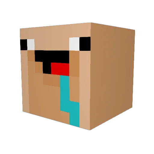 jasonbreezy Minecraft avatar head, 3D render