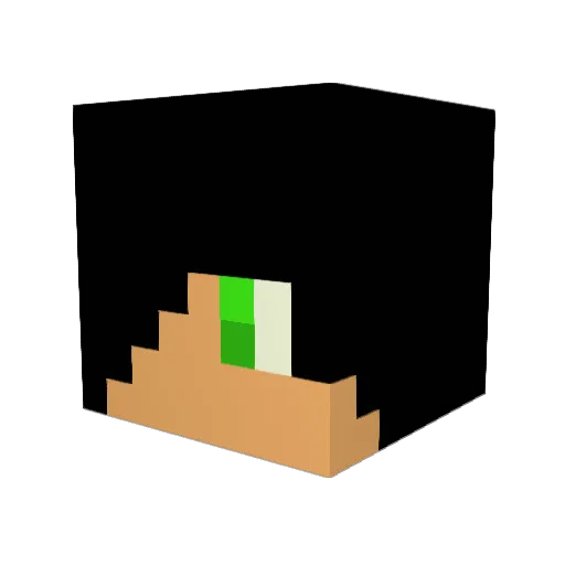 jasonchang0102 Minecraft avatar head, 3D render
