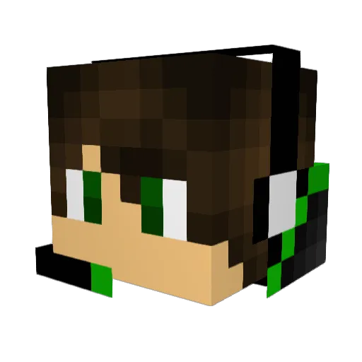 jasoncraft1 Minecraft avatar head, 3D render