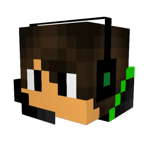 jasongu223 Minecraft avatar head, 3D render