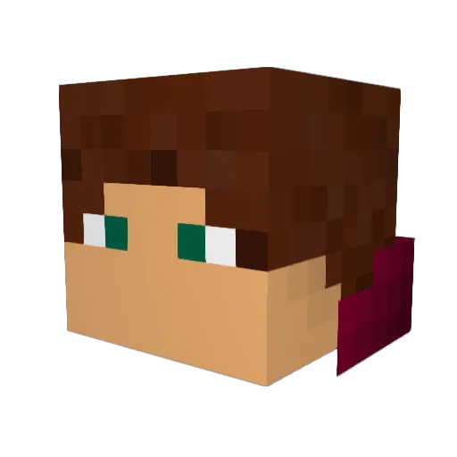 jasonh1966 Minecraft avatar head, 3D render