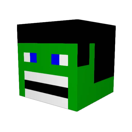 jasonious11 Minecraft avatar head, 3D render