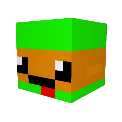jasoniscool13 Minecraft avatar head, 3D render