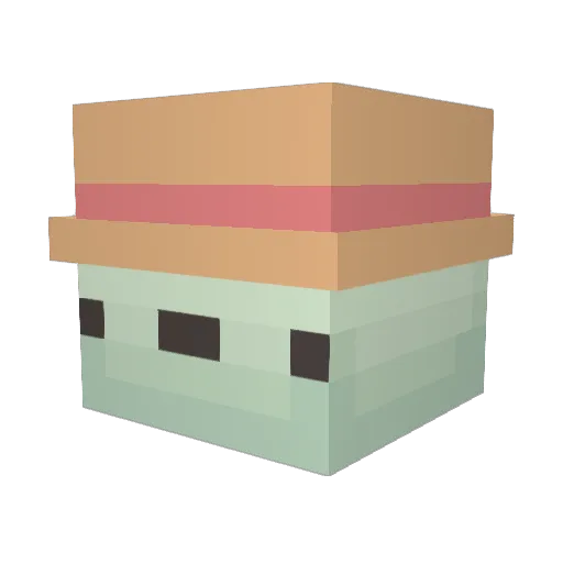 jasonjasonjason4 Minecraft avatar head, 3D render
