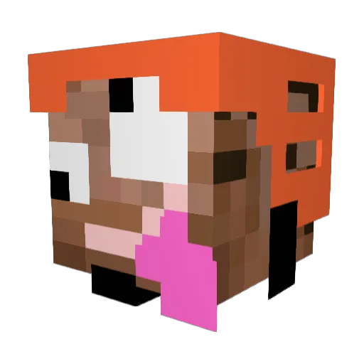 jasonmcdill Minecraft avatar head, 3D render