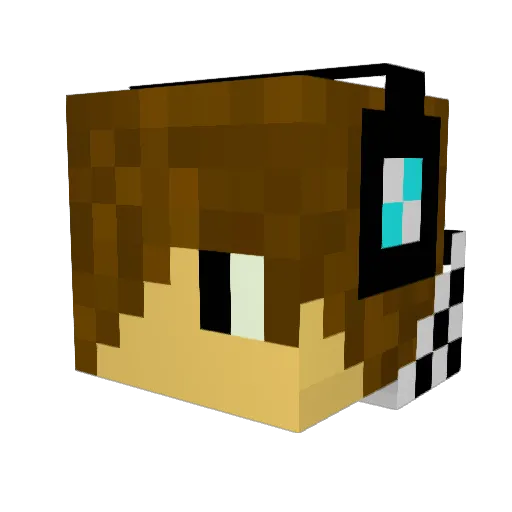 jasonpforest Minecraft avatar head, 3D render