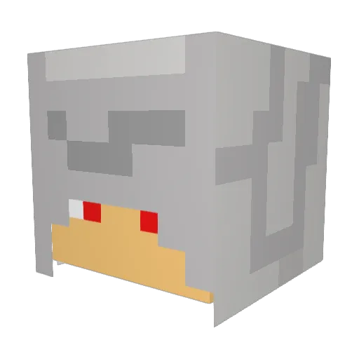 jasonr450 Minecraft avatar head, 3D render