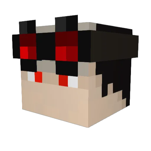 jasontos Minecraft avatar head, 3D render