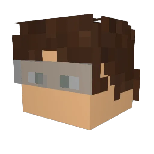 jasonweber99 Minecraft avatar head, 3D render