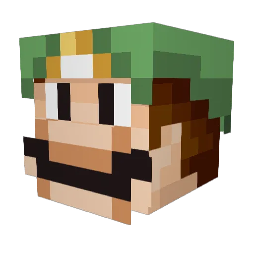jasonwp2001 Minecraft avatar head, 3D render