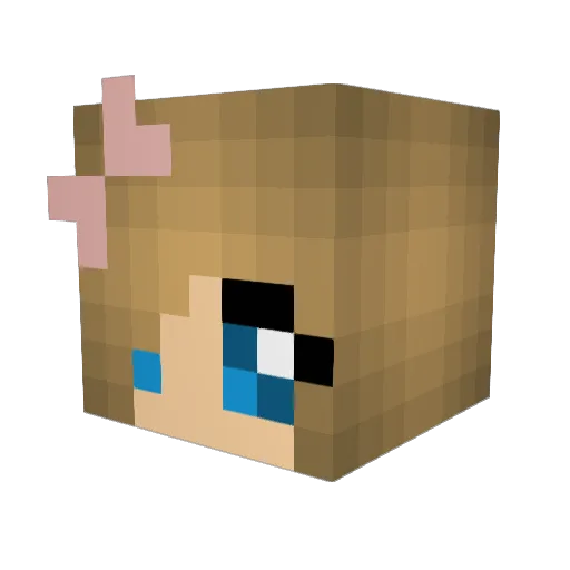 jasp98 Minecraft avatar head, 3D render