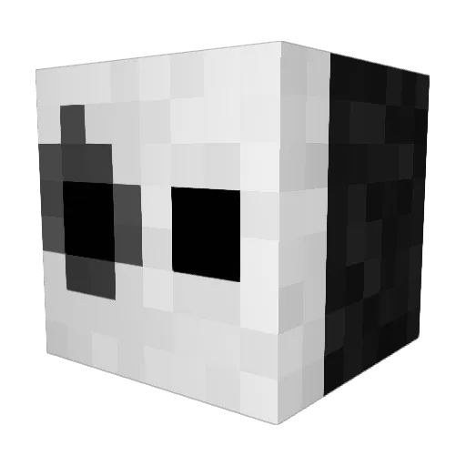 jaspatar Minecraft avatar head, 3D render