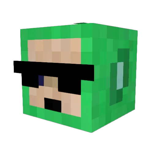 jasper2590 Minecraft avatar head, 3D render
