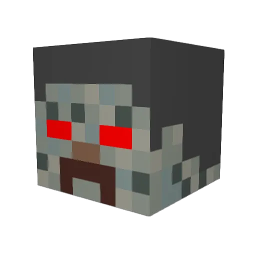 jasper3671 Minecraft avatar head, 3D render