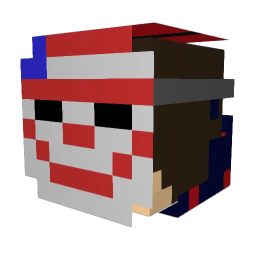 jasperdevet Minecraft avatar head, 3D render