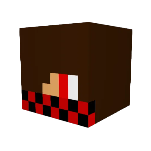 jasperdinardi Minecraft avatar head, 3D render