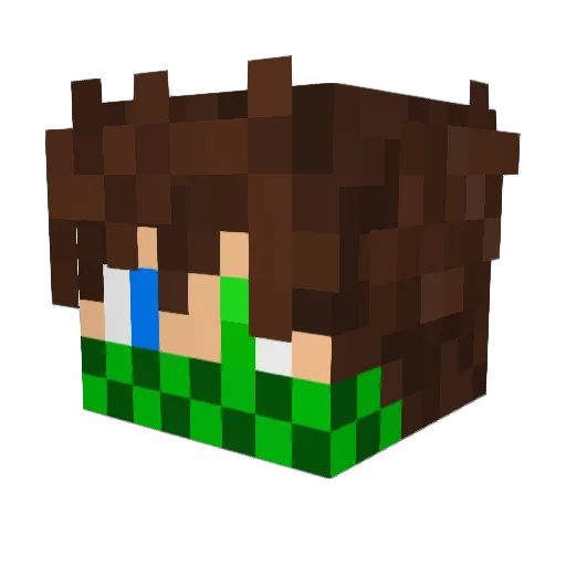 jaspergames21 Minecraft avatar head, 3D render