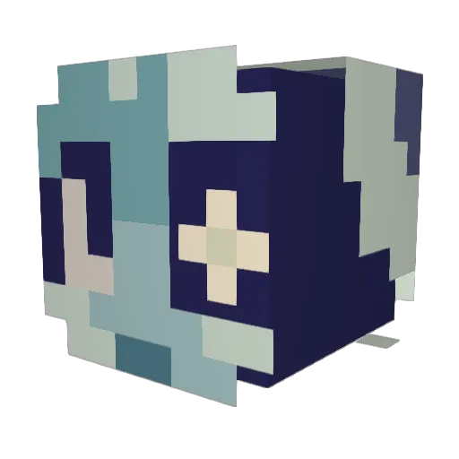 jasperheartz Minecraft avatar head, 3D render
