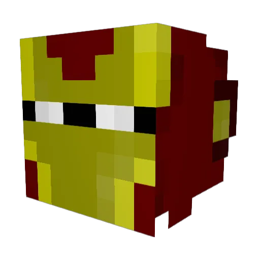 jasperino Minecraft avatar head, 3D render