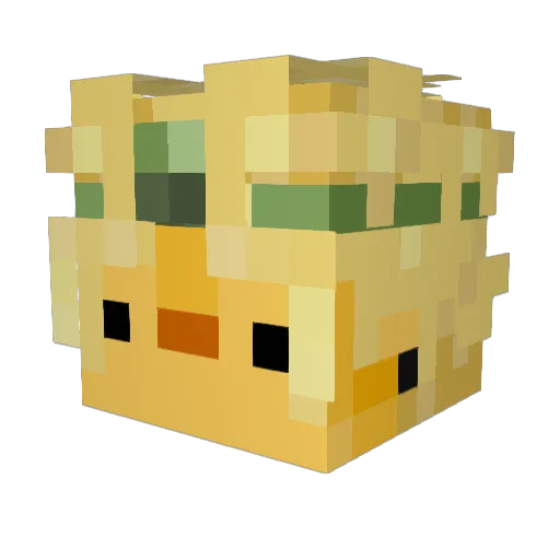 jaspi351 Minecraft avatar head, 3D render