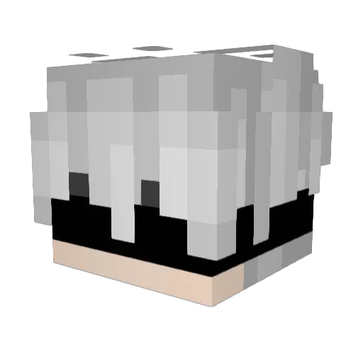 jasrtyy Minecraft avatar head, 3D render