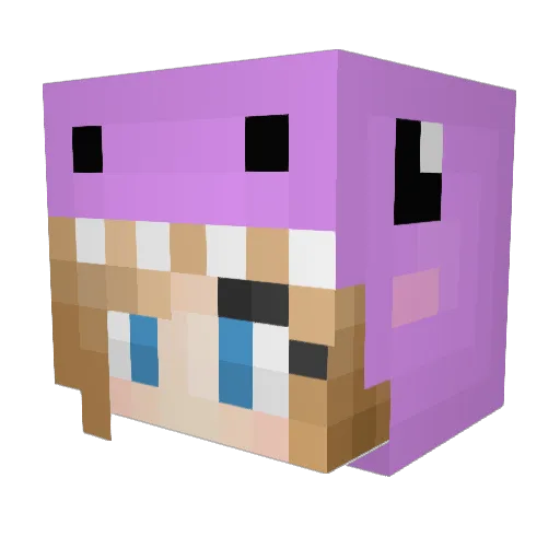 jassismiley Minecraft avatar head, 3D render
