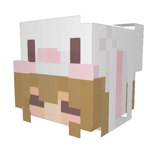 jassli Minecraft avatar head, 3D render