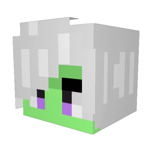 jassuh Minecraft avatar head, 3D render