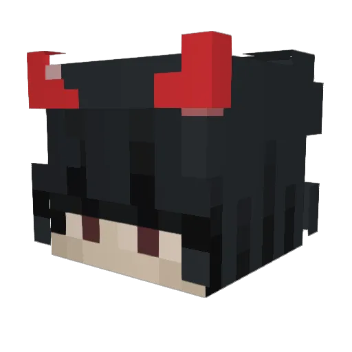 jasurrv Minecraft avatar head, 3D render