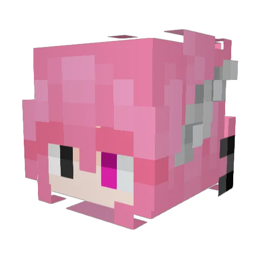 jasxy_ Minecraft avatar head, 3D render