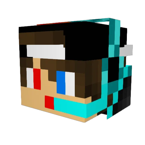 jaszo774 Minecraft avatar head, 3D render