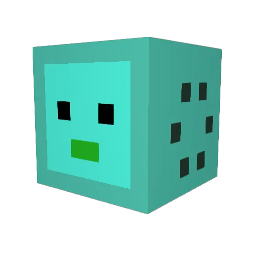 jaureguis Minecraft avatar head, 3D render