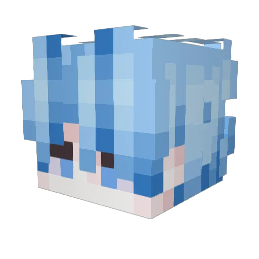 javakenn Minecraft avatar head, 3D render