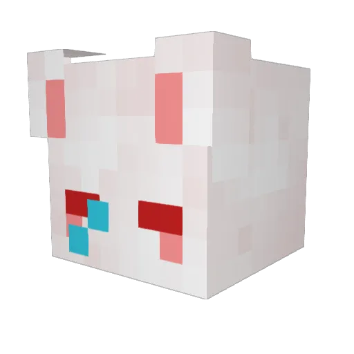 javanjavan Minecraft avatar head, 3D render