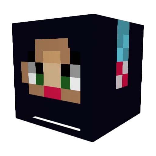 javathe1 Minecraft avatar head, 3D render