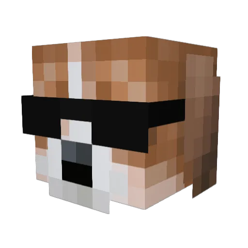 javi28hcx Minecraft avatar head, 3D render