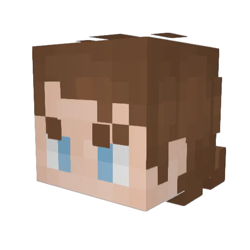 javi_088 Minecraft avatar head, 3D render