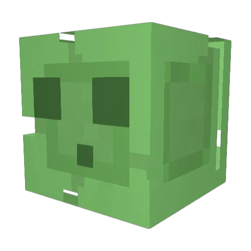 javiercoded Minecraft avatar head, 3D render