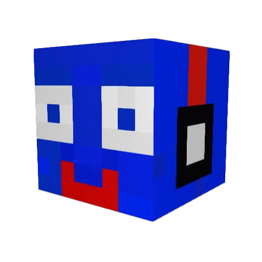 javierff8 Minecraft avatar head, 3D render
