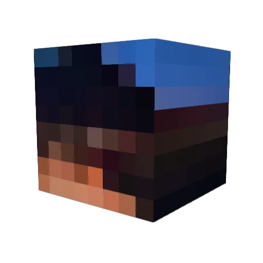 javiii1234 Minecraft avatar head, 3D render