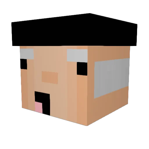 javimonmay Minecraft avatar head, 3D render