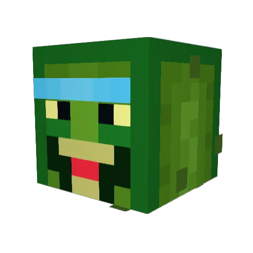 javimp Minecraft avatar head, 3D render