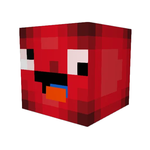 javiovi Minecraft avatar head, 3D render