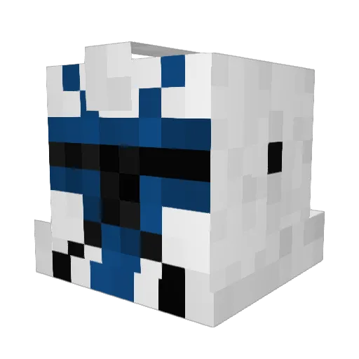 javipr_ Minecraft avatar head, 3D render