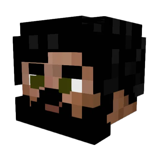 javirz23 Minecraft avatar head, 3D render