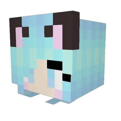 javito012 Minecraft avatar head, 3D render