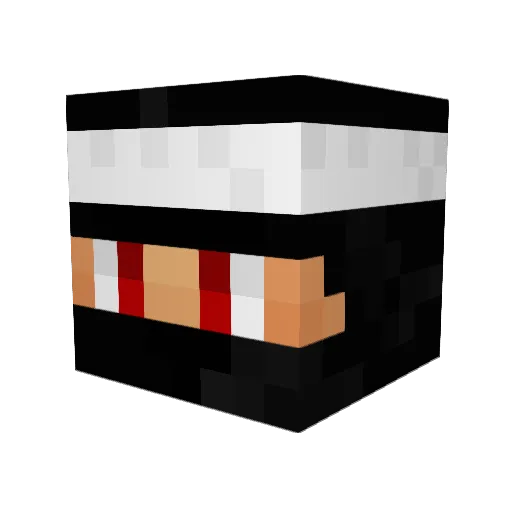 javlyn Minecraft avatar head, 3D render