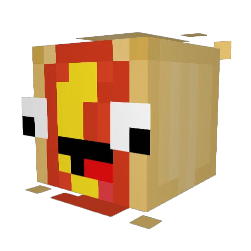 javopico Minecraft avatar head, 3D render